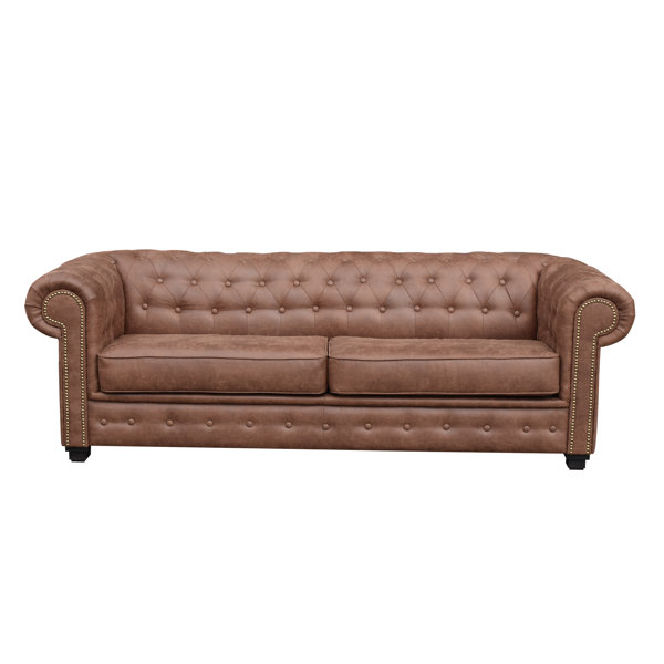 Etta Avenue Haverly 3 Seater Chesterfield Sofa & Reviews Wayfair.co.uk